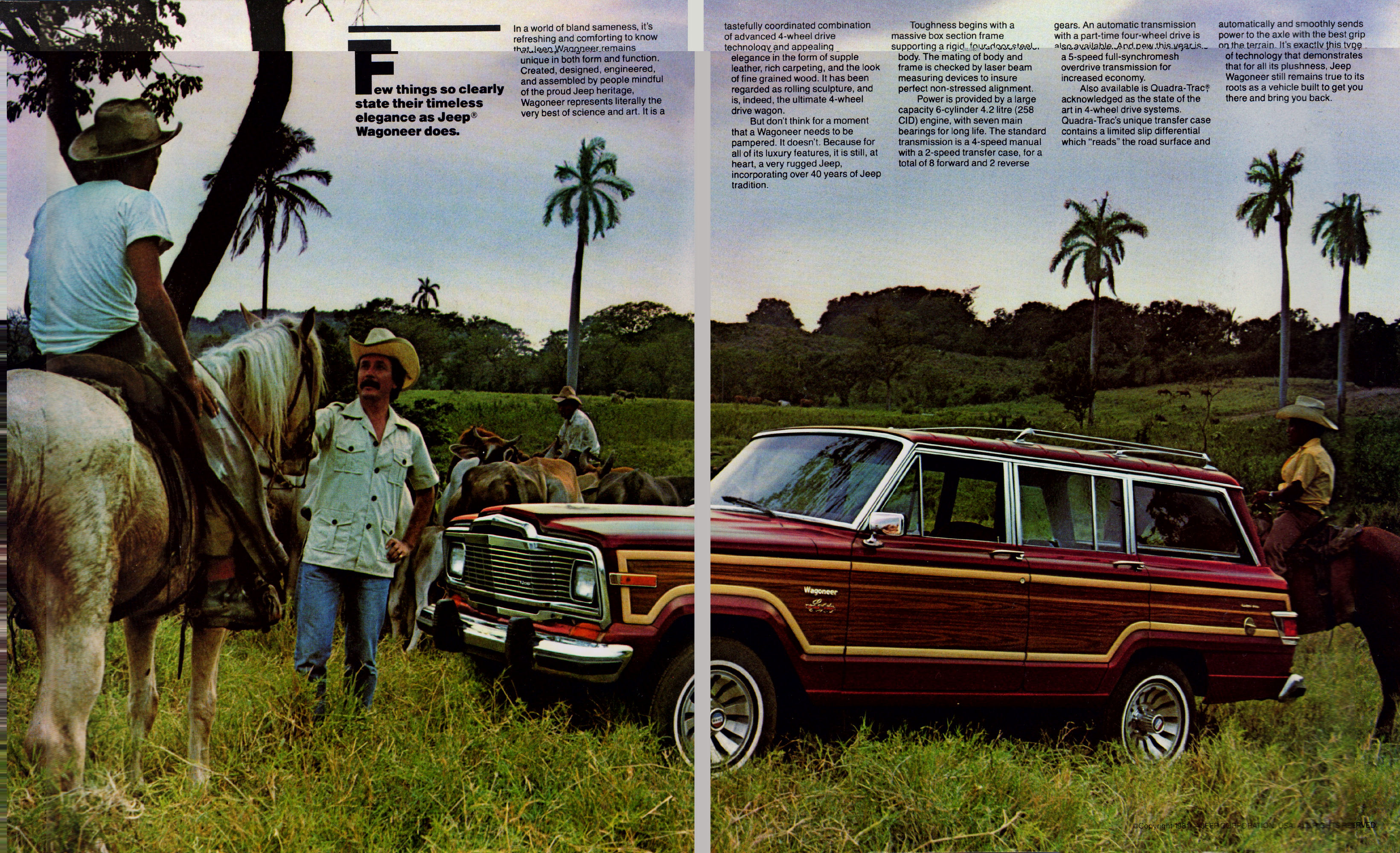 1981 Jeep Wagoneer Brochure Page 3